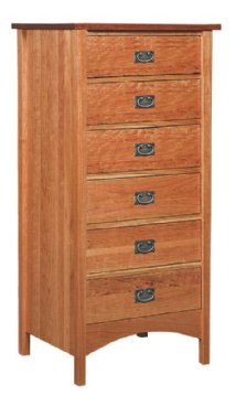 Arts & Crafts Lingerie Chest w 6-Drawers