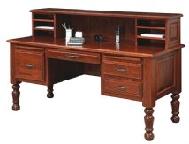 American Traditional Laptop Desk with Privacy Panel