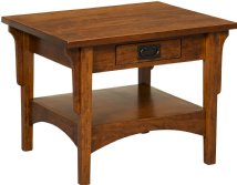 Arts & Crafts Mission End Table