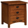 Bel Aire 3-Drawer Nightstand