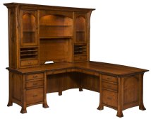 Breckenridge L-Desk with Hutch