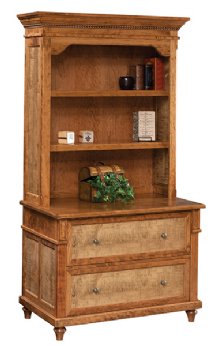 Bridgeport Lateral File with Bookcase