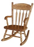 Child's Acorn Post Rocker