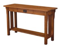 Camden Mission Open Sofa Table