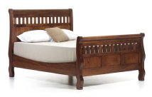 Country Slat Sleigh Bed