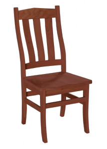 Country Auburn Side Chair