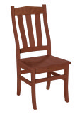 Country Auburn Side Chair