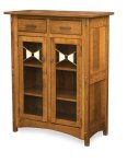 Crestline Double Cabinet with Glass Panels
