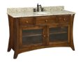 Caledonia 60" Wide Bathroom Sink Cabinet