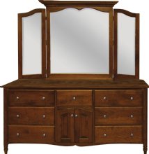 Delafield Tri-fold Dresser Mirror