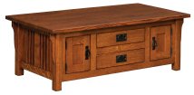 Elliot Mission Cabinet Coffee Table