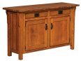 Elliot Mission Cabinet Sofa Table