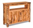 Fireside Rustic 4-Foot TV Stand with Opening