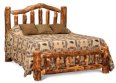 Fireside Rustic Bed with Low Footboard