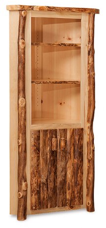Fireside Rustic Small Corner Cabinet