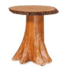 Fireside Rustic Stump End Table
