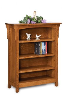 Bridger Mission 3 Shelf Bookcase