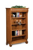 Old Classic Sleigh 4 Shelf Bookcase