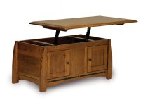 Boulder Creek Lift Top Enclosed Coffee Table