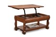 Old Classic Sleigh Lift Top Open Coffee Table