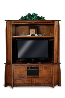 Boulder Creek 2 Piece Corner TV Cabinet