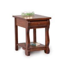 Old Classic Sleigh Open End Table