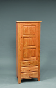 3-Drawers 1-Door Storage Cabinet