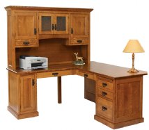 Homestead Corner Desk with Hutch