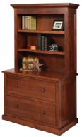 Homestead Lateral File with Bookcase