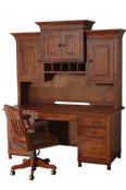 Henry Stephens Executive Desk and Hutch