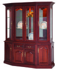 Amish County Canted Front Hutch