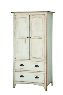 Concord White Armoire