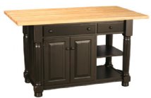 IS-69 Kitchen Island with Reeded Legs
