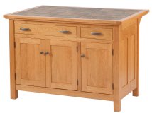 Brookline Mission 34" High Kitchen Island