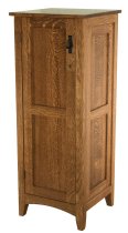 Flush Mission Large Jewelry Armoire with Lockable Door
