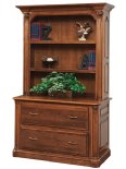 Jefferson Lateral File with Bookcase