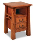 Artesa 2-Drawer Nightstand with Opening