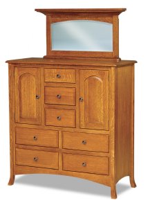 Carlisle Beveled Arched Crown His & Hers Mirror