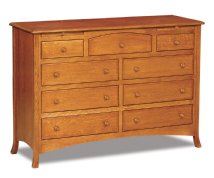 Carlisle 9-Drawer Jewelry Dresser with Arched Drawer