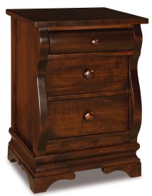 Chippewa Sleigh 3-Drawer Nightstand