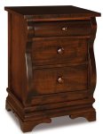 Chippewa Sleigh 3-Drawer Nightstand