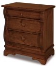 Chippewa Sleigh 3-Drawer Wide Nightstand