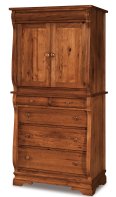 Chippewa Sleigh Armoire 5-Drawer