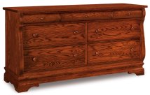 Chippewa Sleigh 7-Drawer Dresser 65" Wide
