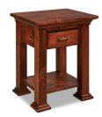 Empire 1-Drawer Open Nightstand