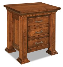 Empire 3-Drawer Deep Nightstand