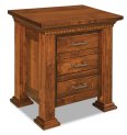 Empire 3-Drawer Deep Nightstand