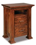 Empire 2-Drawer Nightstand with Opening