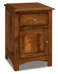 Finland 1-Drawer 1-Door Nightstand