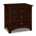 Finland 3-Drawer Nightstand